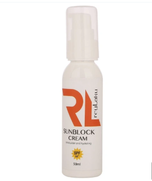 کرم ضد آفتاب بی‌رنگ صورت ری لاکو SPF 50 مدل Vitamin E ‌محافظ UVA،UVB مناسب برای انواع پوست‌ حجم 50
